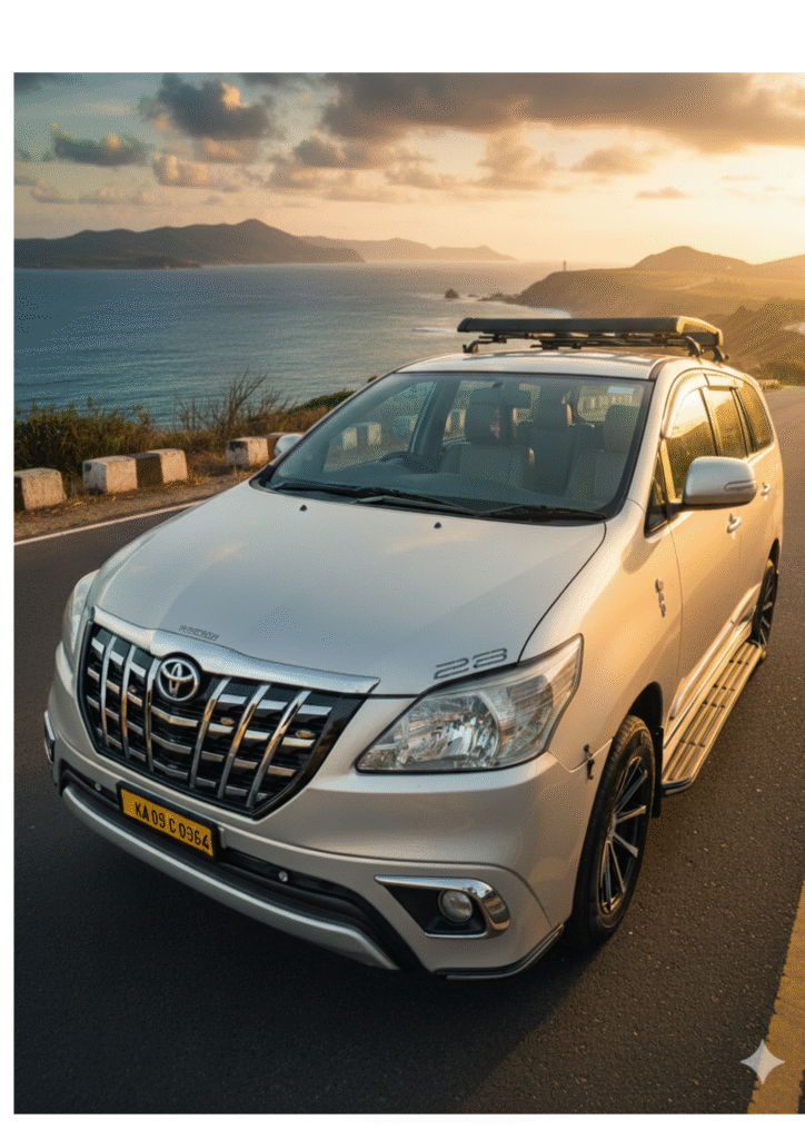 bangalore to ooty cab innova