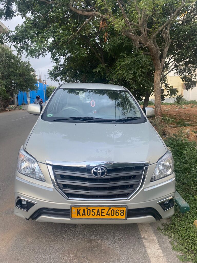 innova taxi bangalore