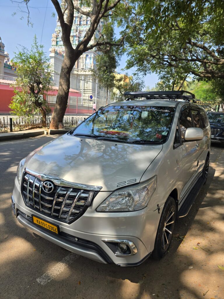 innova rental bangalore